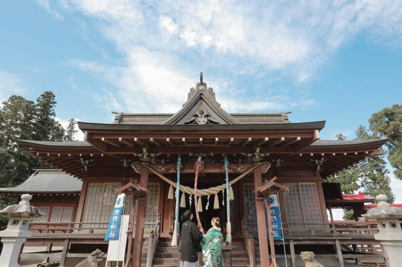 仙台ゆりが丘マリアージュアンヴィラ_神社・寺院で撮影できる