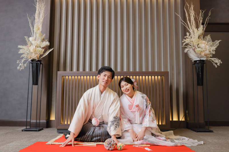 洋テイストな“オーガンジー和装”