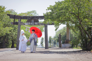 仙台ゆりが丘マリアージュアンヴィラ_【熊野神社】式場から5分の神社で和装フォト