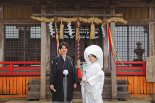 仙台ゆりが丘マリアージュアンヴィラ_【熊野那智神社フォト】式場から5分海を臨むロケーション