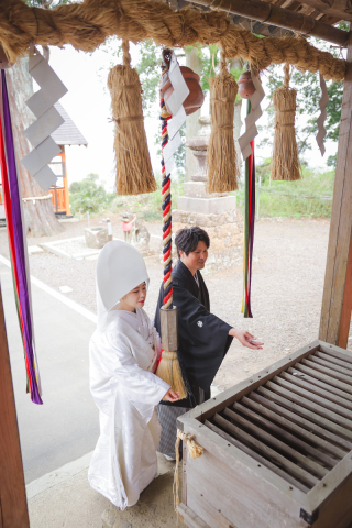 仙台ゆりが丘マリアージュアンヴィラ_【熊野那智神社フォト】式場から5分海を臨むロケーション