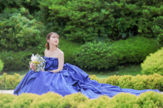 仙台ゆりが丘マリアージュアンヴィラ_【夏フォト】紫陽花や鮮やかな緑の中で
