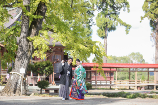 仙台ゆりが丘マリアージュアンヴィラ_【熊野神社】式場から5分の神社で和装フォト
