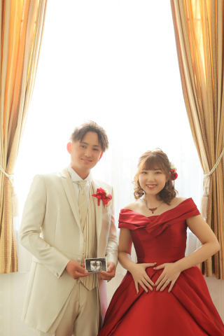 仙台ゆりが丘マリアージュアンヴィラ_【マタニティフォト】お腹の赤ちゃんと一緒に