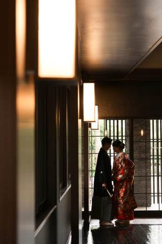 仙台ゆりが丘マリアージュアンヴィラ_【縁-ENISHI-】和モダンがテーマのシックで大人な雰囲気