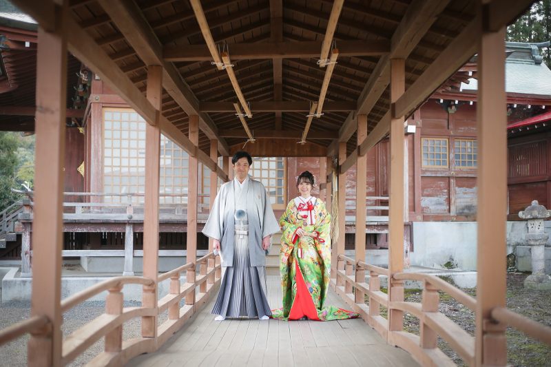 期間限定で基本料金20%off【神社撮影プラン】式場から5分の神社でゆったりと和装ロケーション(150カットデータ付き)