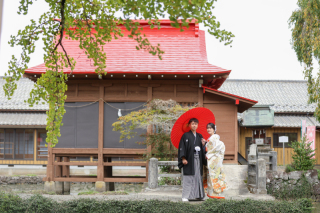 【アルバム付き挙式＆和装撮影プラン】大聖堂での本格挙式と神社でのロケーション撮影