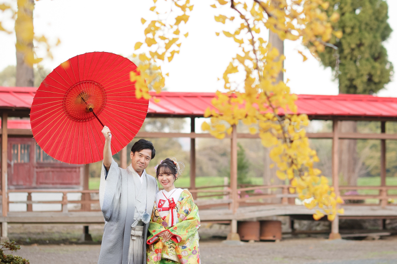 期間限定で基本料金20%off【神社撮影プラン】式場から5分の神社でゆったりと和装ロケーション(150カットデータ付き)