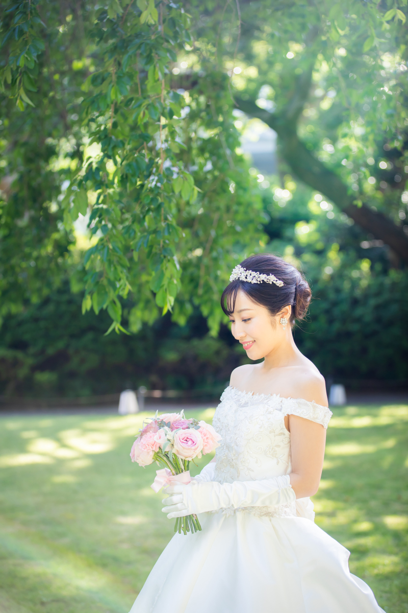 お庭での撮影もおすすめ