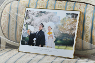 ゴールドフレームパネル