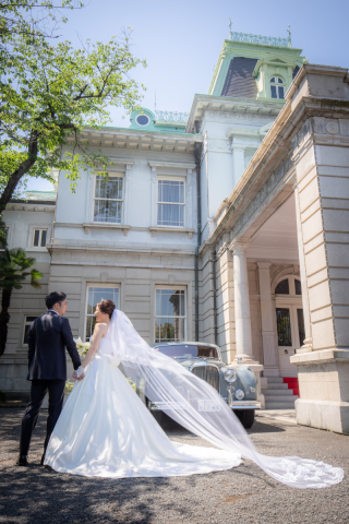 築100年余りの貴賓館にて。