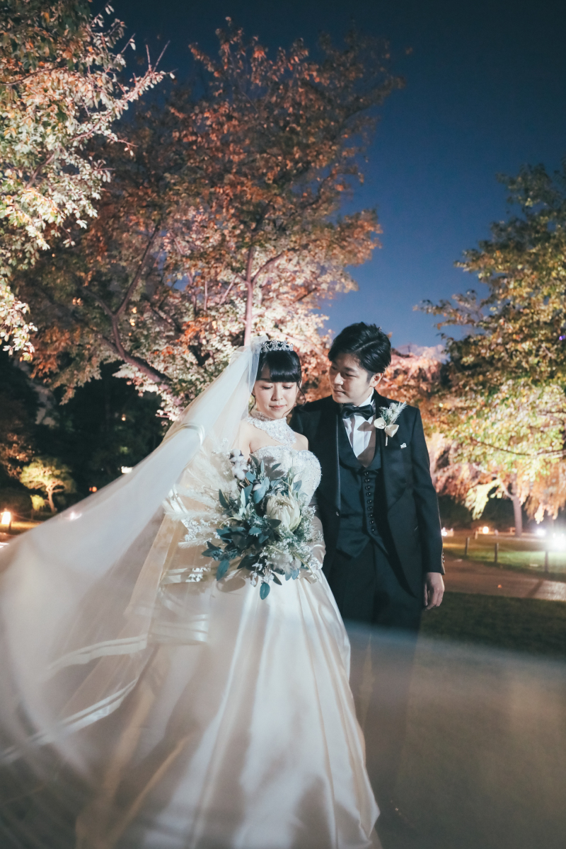 時間や季節ごとに様々な表情を見せる庭園で