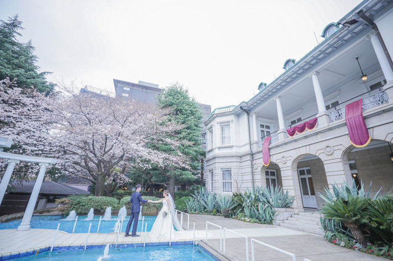 〖大人気桜シーズン◇3月のご予約開始〗満開の庭園で洋装ロケ≪衣装にこだわりのある方へ！来店時衣装試着付き≫