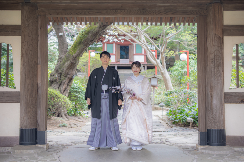 和を極める<白無垢+色打掛け の2着ロケ+スタジオ撮影プラン>