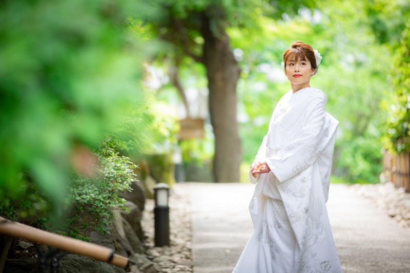 和を極める<白無垢+色打掛け の2着ロケ+スタジオ撮影プラン>