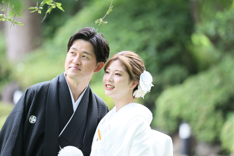 和を極める<白無垢+色打掛け の2着ロケ+スタジオ撮影プラン>