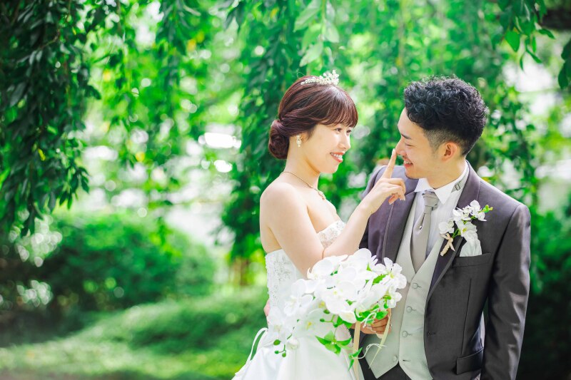 洋装1day フォトウェディング! 庭園+チャペル