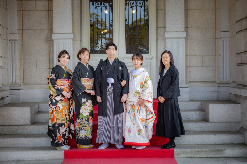 【大切なご家族さま・ご友人さまと一緒に】ファミリーフォトプラン / 日本庭園和装ロケーションプラン