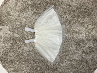 お子様ドレス0～3歳　白チュール