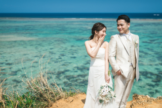 ザネー浜でのロケーションフォト