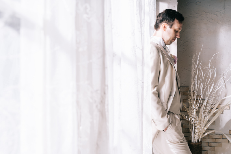 ご新郎様ソロショット