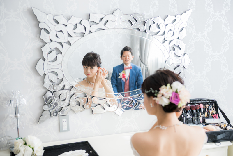 メイクシーン撮影
