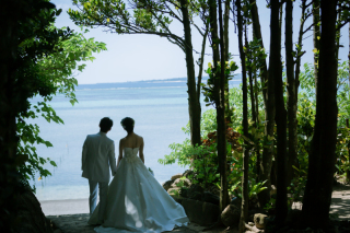 チャペル＆ビーチ＆フクギ並木フォト