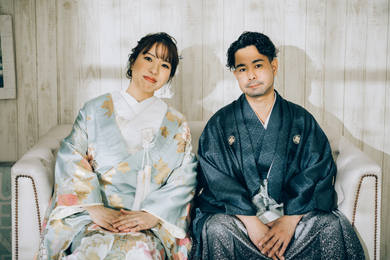 和装スタジオ撮影からスタート!!