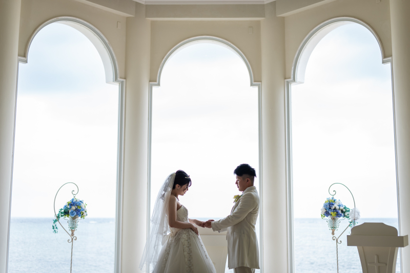 指輪交換シーン