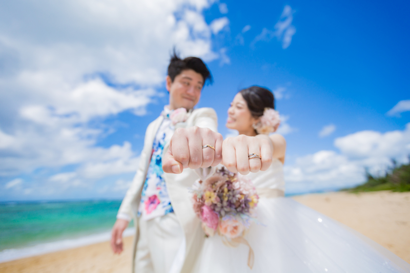 お二人大切な指輪