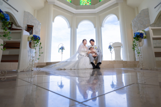 ビーチサイドのチャペルで