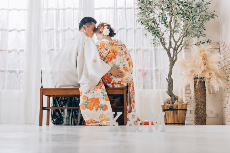 色打掛にお着替え