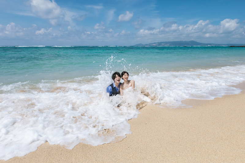 アンドゥフィーウェディング_海で撮影できる