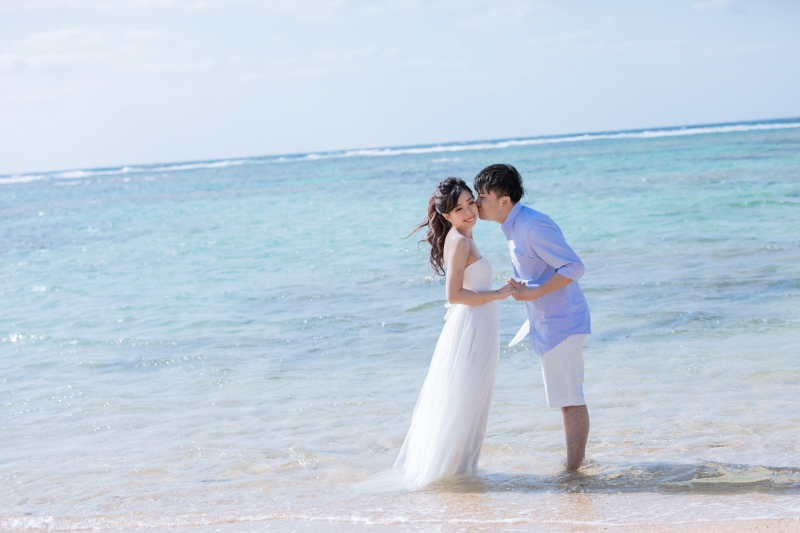 アンドゥフィーウェディング_海で撮影できる