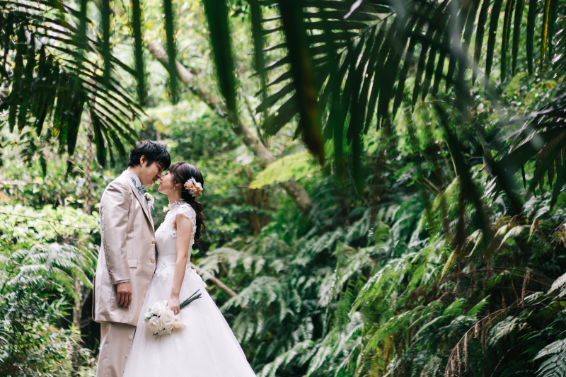 アンドゥフィーウェディング_ガーデンで撮影できる