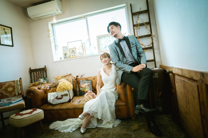 カフェスタジオでおしゃれな撮影を