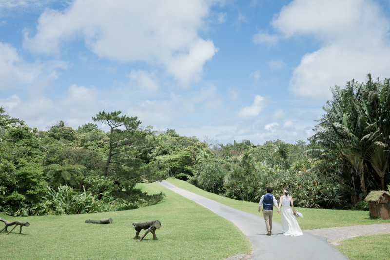 アンドゥフィーウェディング_ガーデンで撮影できる