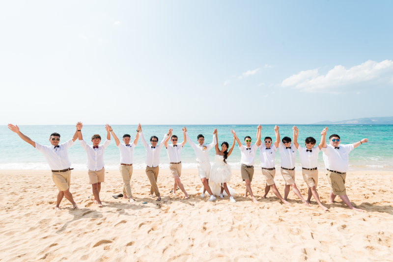 ご友人たちに祝福されて！！