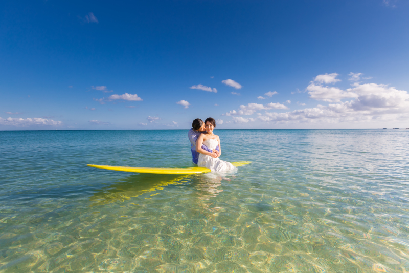 サーフボードを使って映える写真撮影を!!