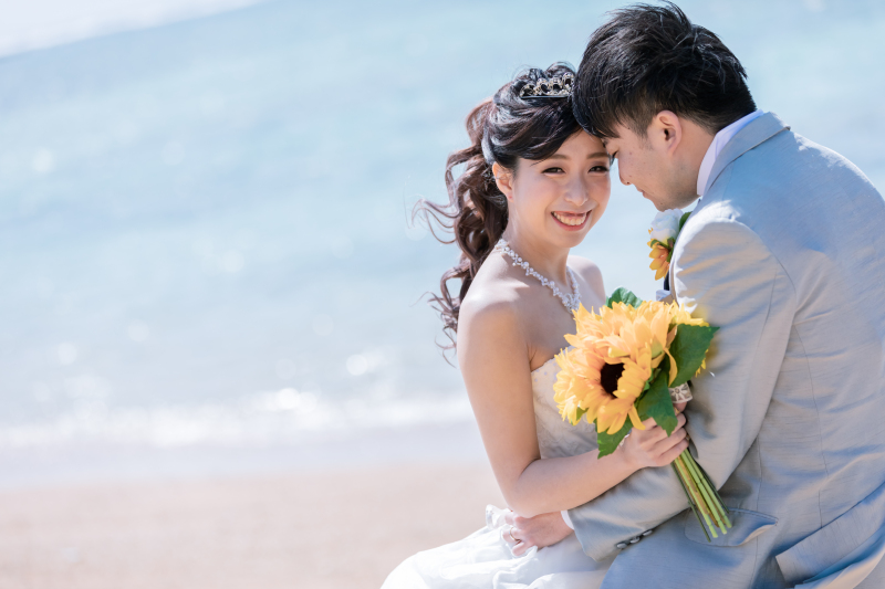 アンドゥフィーウェディング_海で撮影できる