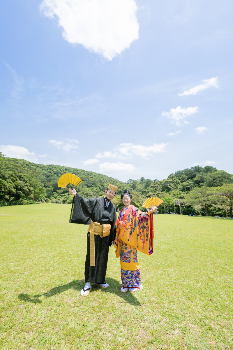 琉球衣裳での沖縄らしいガーデン撮影プラン