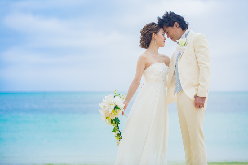 新婦様の美しい雰囲気と新郎様のカッコいい雰囲気を残しました