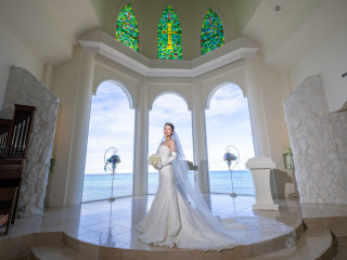 【期間限定プラン】〈チャペル＆ビーチフォト(ﾙｱﾝｼﾞｭﾏﾘー教会)〉＼今だけコミコミ&yen;330,000&rarr;&yen;220,000／