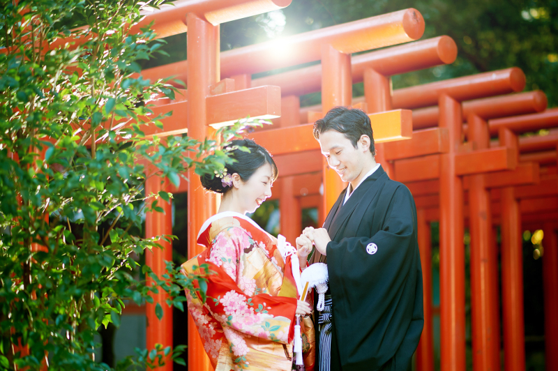 【打合せから撮影まで1日で完結】ロケーション和装スタンダードプラン＜和装1着＆写真1ポーズ＋台紙付き＞