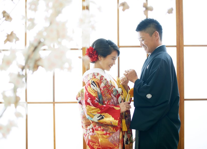 【打合せから撮影まで1日で完結】スタジオ和装スタンダードプラン＜和装1着＋1ポーズ写真データ＆台紙付き＞