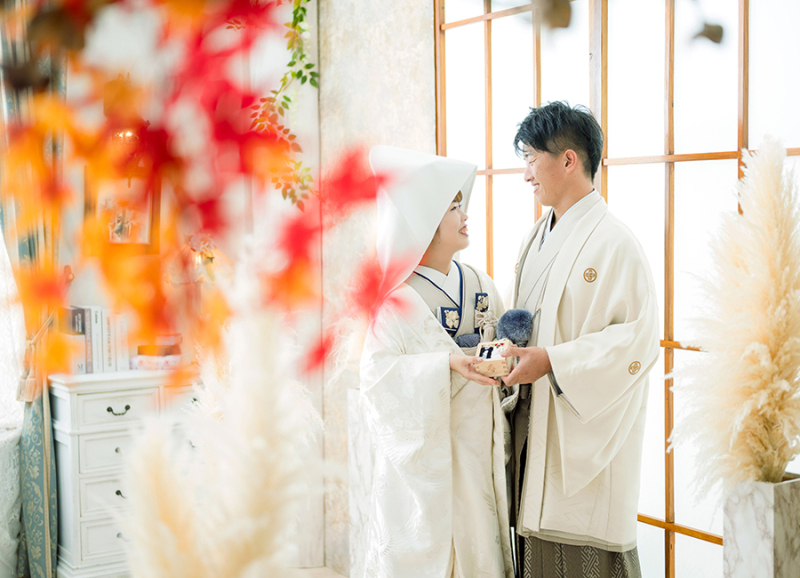 【早割◆11月平日撮影限定】親御様へのプレゼントに♪ 台紙付写真2冊セット◎和装1着スタジオ＜データ40カット＋アルバム6P付＞