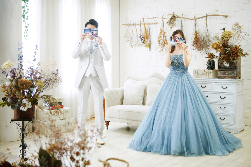 スタジオ和洋装グレードアッププラン＜和装1着、ドレス1着＆データ60カット＋アルバム付き＞