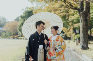 【8月～10月撮影限定 ブーケ10％OFF特典プレゼント！】世界遺産二条城和装1点ロケーションフォトプラン