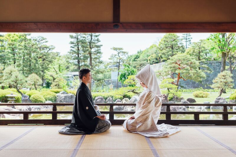 【タガヤブライダル限定!!】世界遺産二条城 和装2スタイル ロケーションフォト