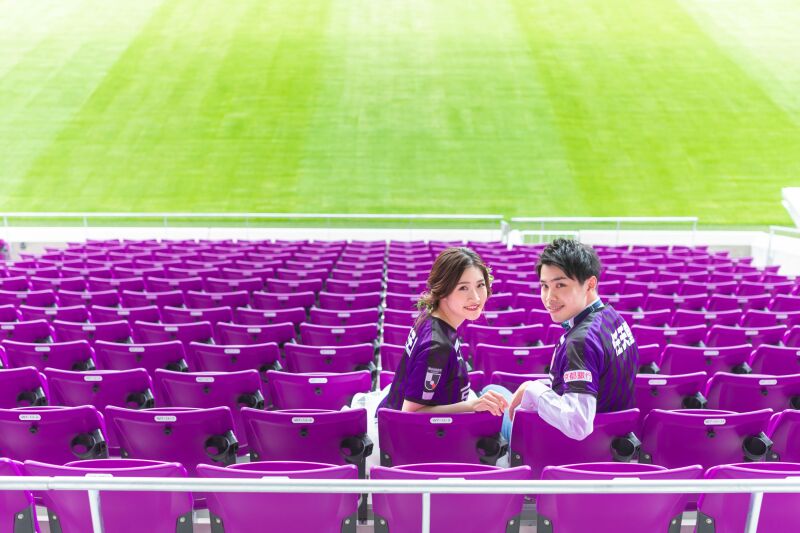 【タガヤブライダル限定】サンガスタジアムフォトプラン洋装2点